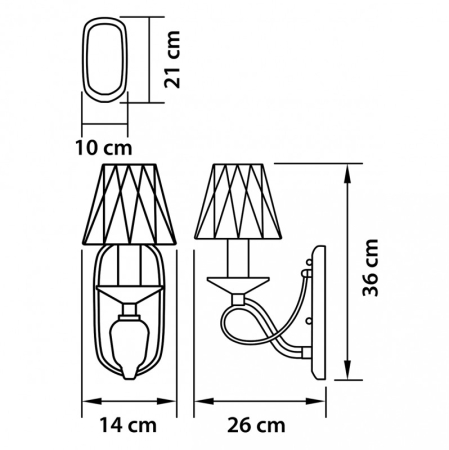Бра Lightstar 705614