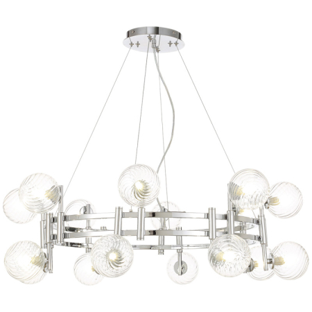 Подвесная люстра Crystal Lux LUXURY SP16 CHROME