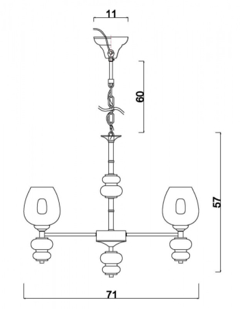 Подвесная люстра Vele Luce VL2103L06