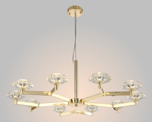 Crystal Lux Люстра Crystal Lux REBECA SP10 GOLD