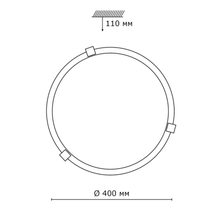 Накладной светильник Sonex 253 золото