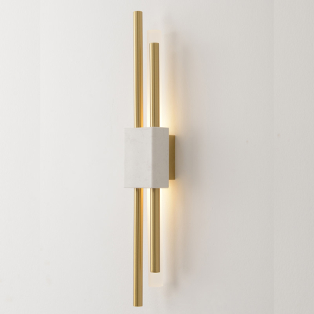 Crystal Lux CARTA AP6W LED WHITE/BRASS