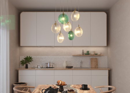 Каскадная люстра Maytoni MOD254PL-07BS