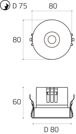 Влагозащищенный светильник ITALLINE IT014-0208 nickel