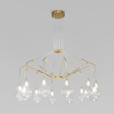 Подвесная люстра Eurosvet 201002/12 латунь Smart