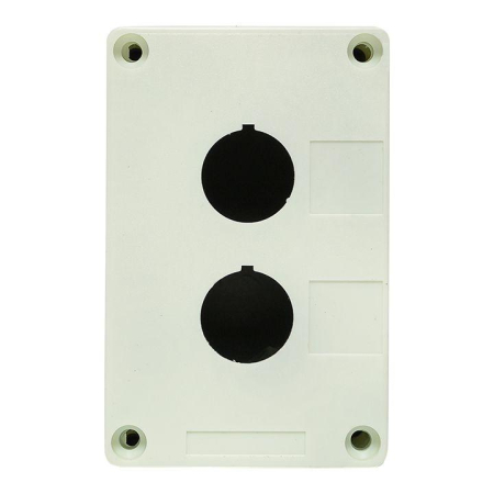 Корпус КП 102 2 кнопки белый EKF cpb-102-w