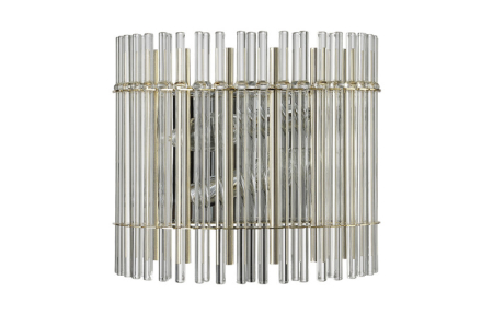 Бра Crystal Lux AURELIO AP2 GOLD+CHROME/TRANSPARENT