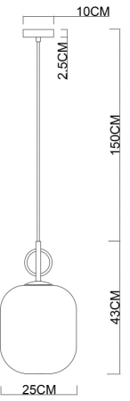Подвесной светильник Divinare 5014/18 SP-1