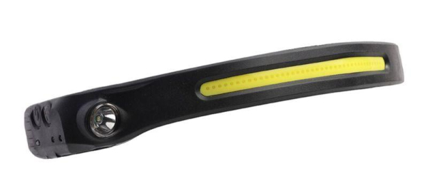 Фонарь аккумуляторный налобный 3.7В лента 2 LED 3Вт 4 режима сенсор Type-C бокс LED53416 черн. Camelion 15748