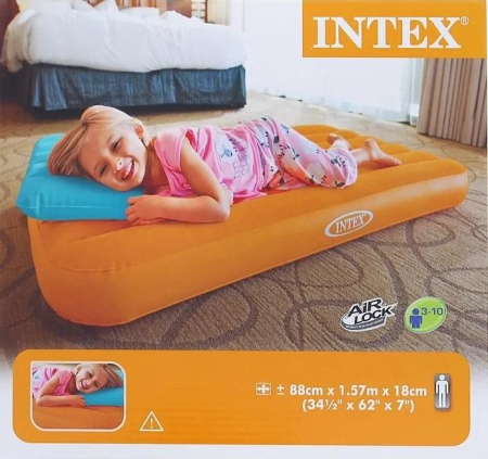 Матрас надувной детский 88х157х18см 2 цвета (66803NP) INTEX 6941057413655