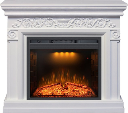 Royal Flame Каминокомплект Athena - Белый с очагом Emerald 23
