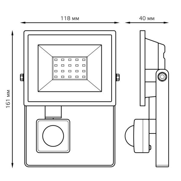 Прожектор Gauss 628511320