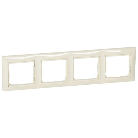 Рамка 4-м Valena горизонт. сл. кость IEK 774354