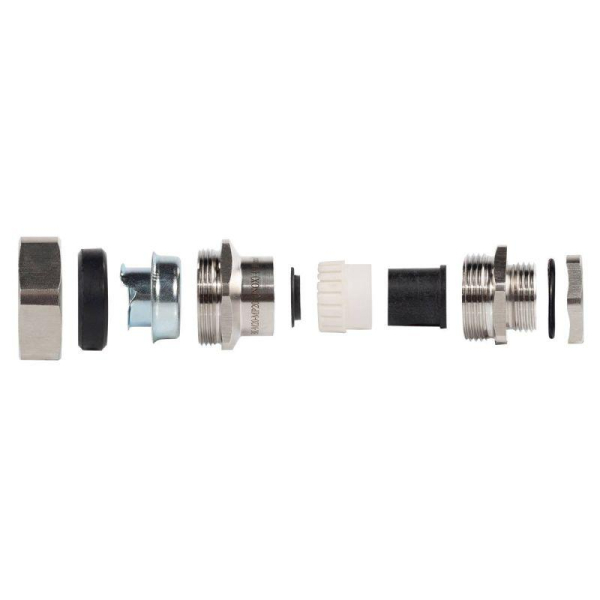 Ввод кабельный для металлорукава ВК-М25(13-18мм)-МР25 (INOX) (уп.10шт) Fortisflex 88170