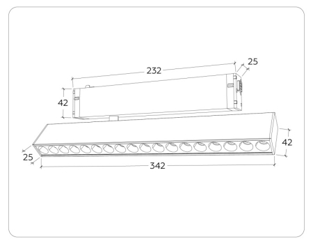 Светильник на шине Ambrella Light GL1351