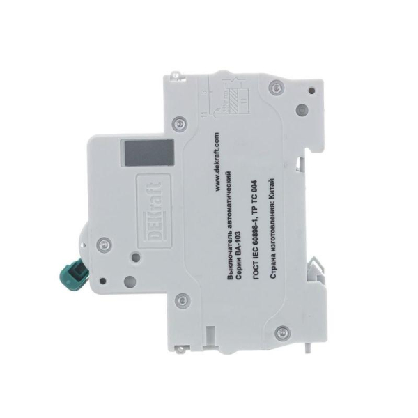 Выключатель автоматический модульный 3п C 25А 6кА ВА-103 DEKraft 12307DEK