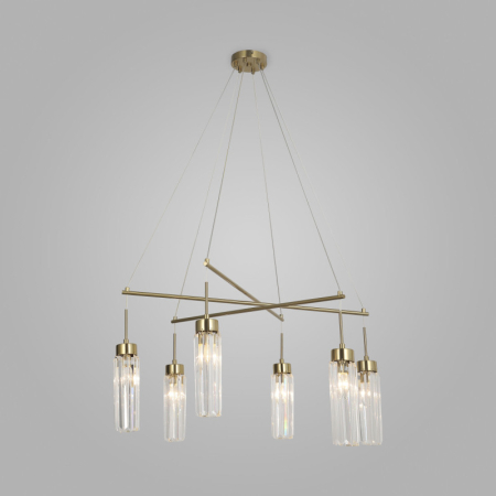 Подвесная люстра Eurosvet 60163/6 латунь