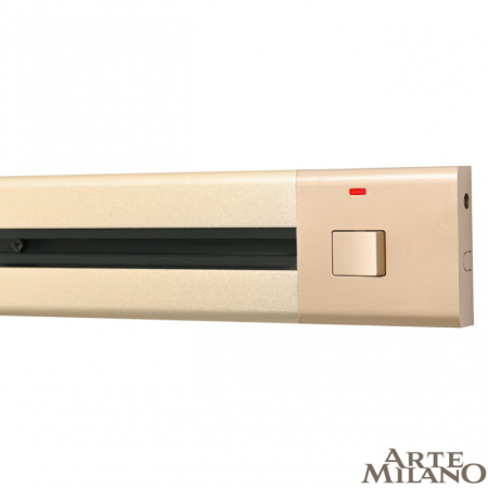 Трековая система розеток Arte Milano 385201TOB/100 Gold