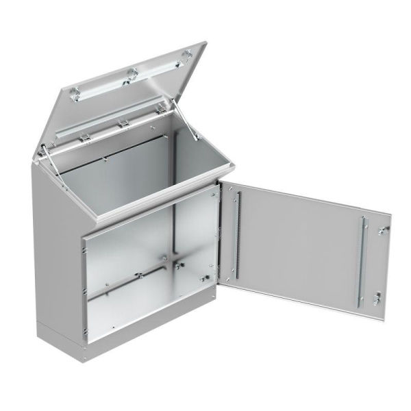 Пульт управления напольный "Inox" AISI304 TP10 IP55 (960х1000х400) EKF mb-inox-96-100-40