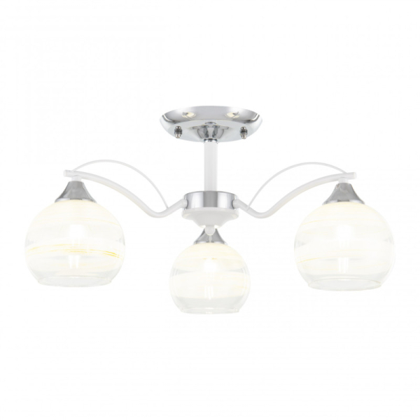 Накладная люстра Arte Milano 326503/3 CR+WH