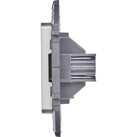 Розетка телефонная Inspiria RJ11 механизм алюм. IEK 673822