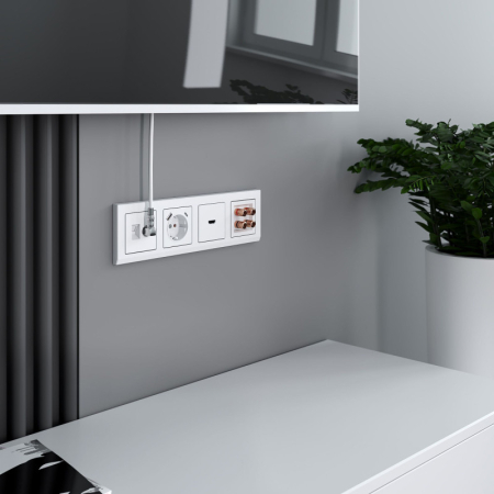 Розетка Werkel W1185001 белый