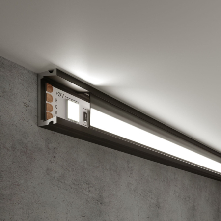 Профиль Elektrostandard LL-2-ALP006 Накладной алюминиевый профиль черный/ч