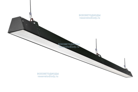 Светильник Ритейл 76W-9500Lm  6000-6500К Опал IP40 Черный