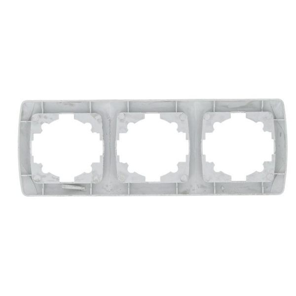 Рамка 3-м СП Мадрид горизонт. бел. EKF EIM-G-303-10