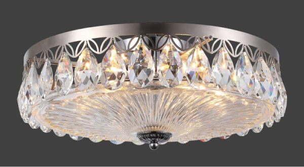 Накладная люстра Crystal Lux CANARIA PL6 D480 NICKEL
