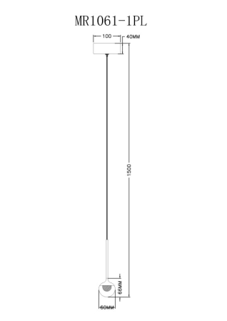Подвесной светильник MyFar MR1061-1PL