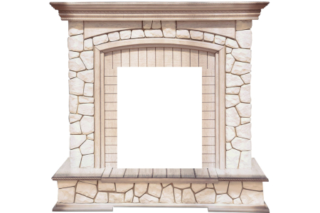 Dimplex Портал Dimplex Preston - Белый/Слоновая кость с патиной