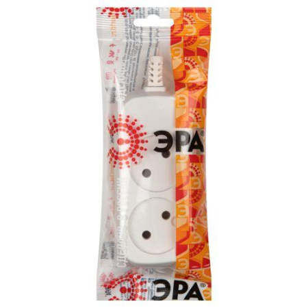 Колодка удлинителя 2-м без заземл. KX-2 Эра Б0028330