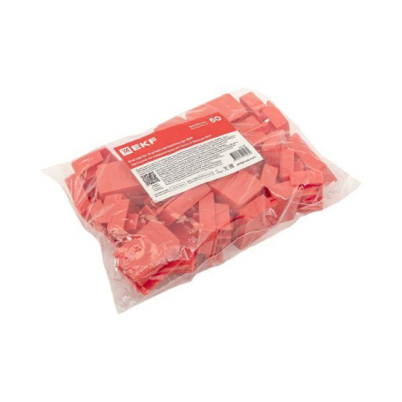 Заглушка на соединительную шину 4ф (уп.50шт) EKF zh-4f