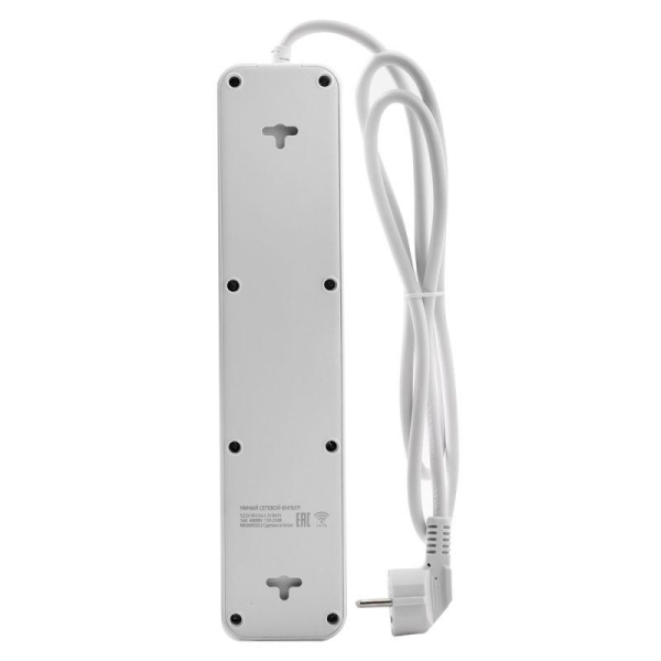 Фильтр сетевой умный Smart Home SZD/SH/4х1.5/WIFI 4гн.1.5м 16А 4000В USB+Type-С WiFi+Счетчик Camelion 14800