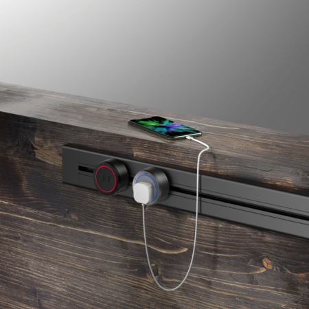 Трековая система розеток Arte Milano 385201TOB/100 Black