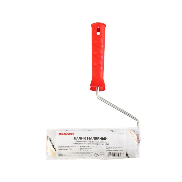 Валик микрофибра, ворс 9 мм, ширина ролика 180 мм, бюгель 6 мм, Ø 42 мм REXANT