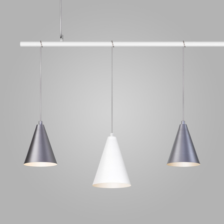 Подвесная люстра Eurosvet 50088/5 белый/серебро