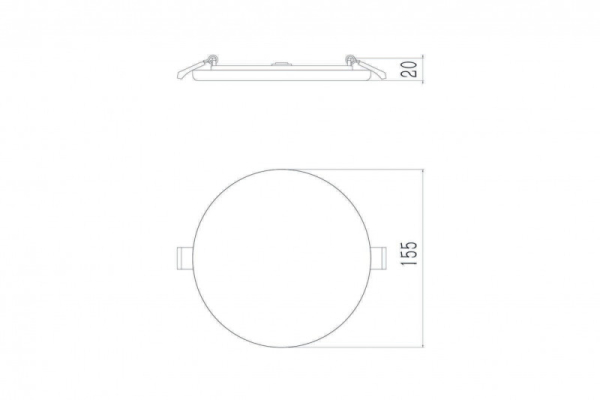 Влагозащищенный светильник Donolux DL20091/15W White R