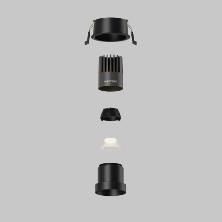 Встраиваемый светильник Maytoni Technical DL116-10W-3K-B