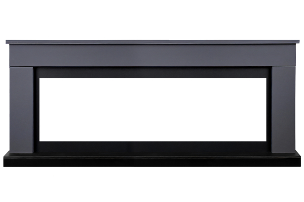 Royal Flame Каминокомплект Bergen 60 SFT (Разборный) - Серый графит с очагом Vision 60 LOG LED