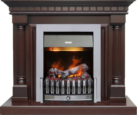 Dimplex Каминокомплект Dallas - Темный дуб с очагом Danville Chrome FB2