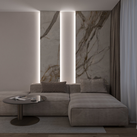 SABER 50C Встраиваемый профильный гипсовый светильник