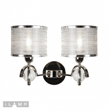 Бра iLamp W2400-2 Nickel