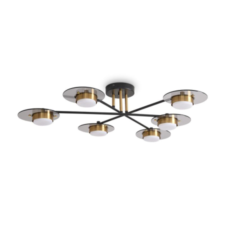 Светильник Moon 6х7Вт GX53 IP20 подвесной Freya FR5513PL-06BBZ