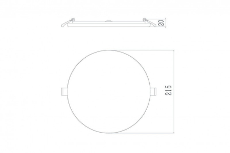 Влагозащищенный светильник Donolux DL20091/30W White R