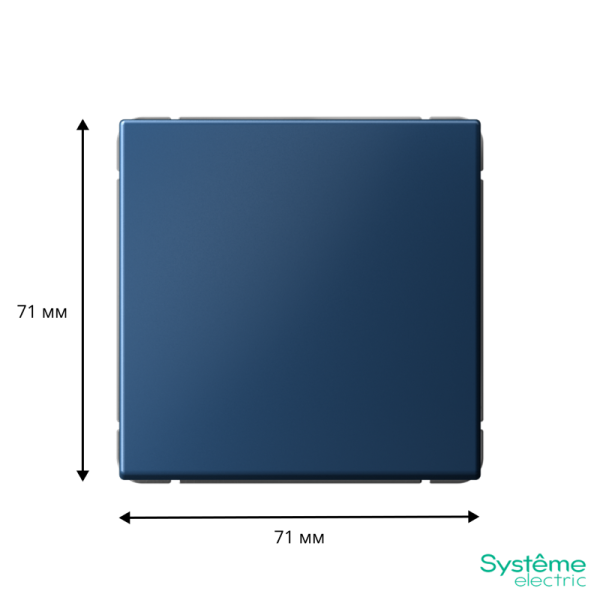 Выключатель 1-кл. ArtGallery (сх. 1) 10AX аквамарин SE GAL001111