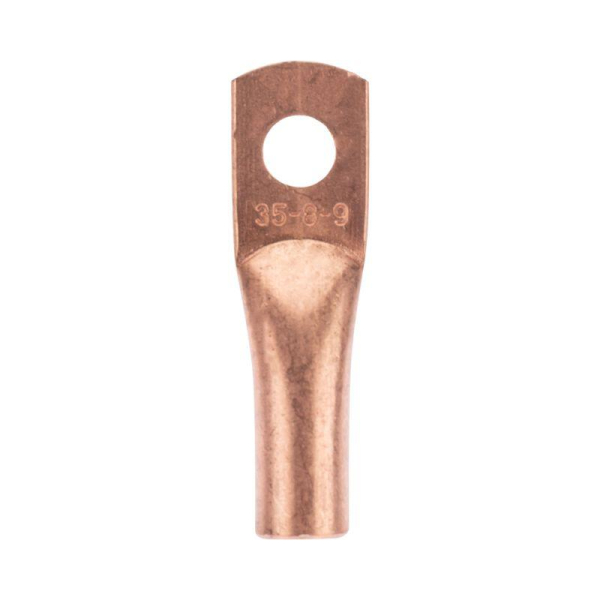 Наконечник медный ТМ 35-8-9 (35мм² - Ø8мм) (в упак. 50 шт.) REXANT