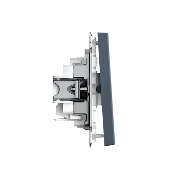 Выключатель 1-кл. ArtGallery 10AX с подсветкой быстрозажим. клем. механизм грифель SE GAL000713S