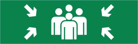 Пиктограмма ДСО-IP65-Н "Место сбора" DEKraft 60573DEK